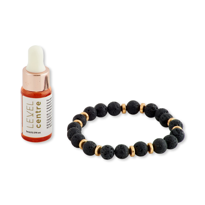 Smug aromatherapy bracelet lava beads - British product