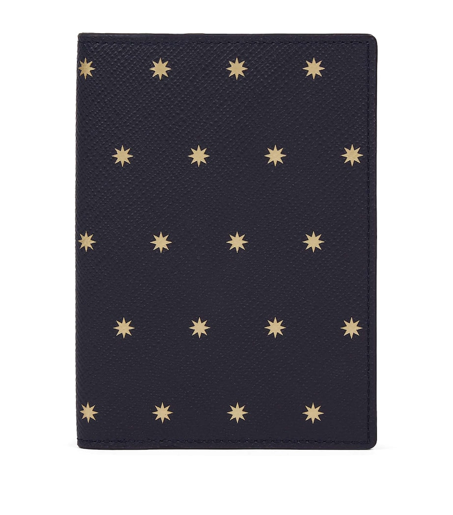Smythson Panama Leather Stars passport cover (British brand)