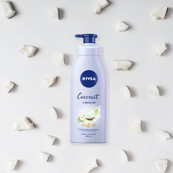 NIVEA Coconut Monoi Lotion 400ml Normal Skin, imported from the UK