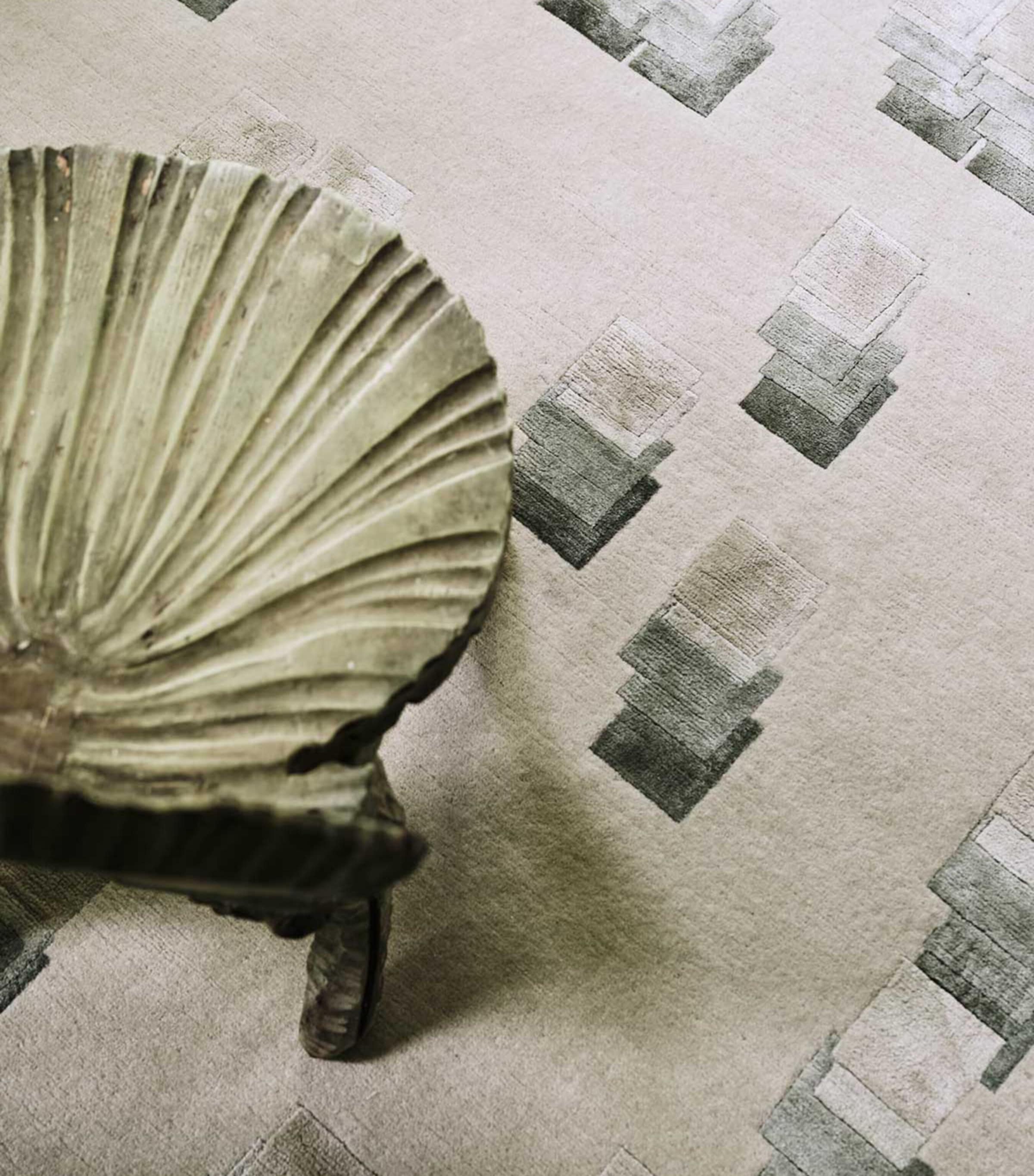 The Rug Company Runa Pistachio Rug 2.44m x 3.05m, imported from the UK