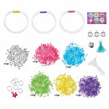 Totum Glitter Tube Bracelets craft kit with plastic diamonds, UK version
