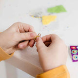 Totum Glitter Tube Bracelets craft kit with plastic diamonds, UK version