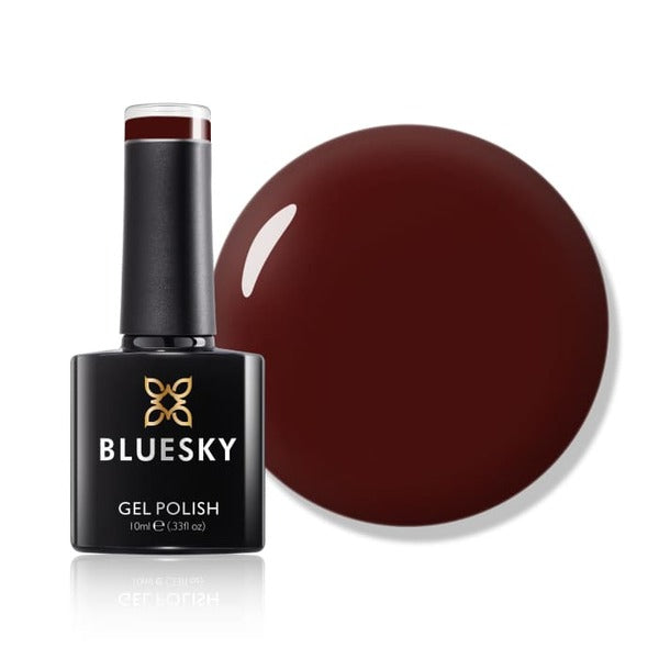 Bluesky gel polish burgundy colour, UK version