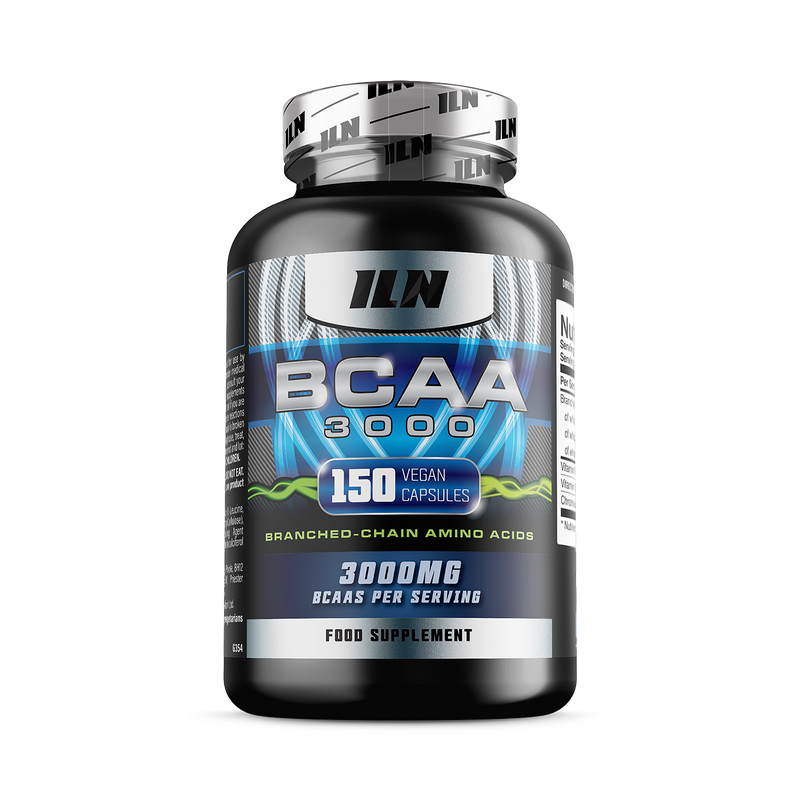 Iron Labs BCAA capsules 3000mg 150 vegetarian capsules, UK version