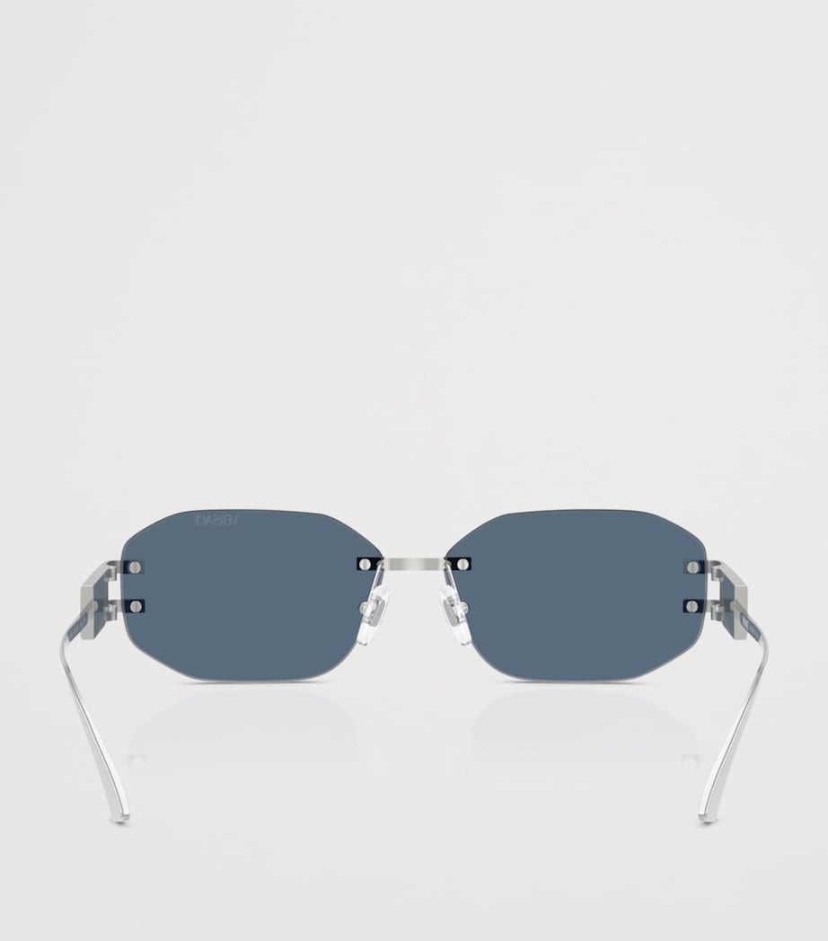 Versace metal rimless sunglasses, UK version