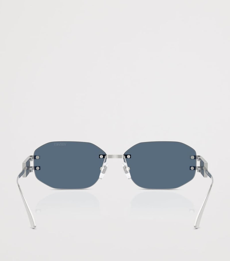 Versace metal rimless sunglasses, UK version
