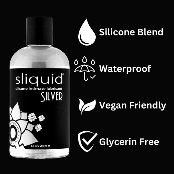 Sliquid Silver silicone lubricant 255ml - British product