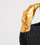 Schiaparelli Anatomy basket bag calfskin metal handle, UK version