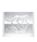 Cartier cashmere throw with Panthère de Cartier print 190cm x 140cm - British product