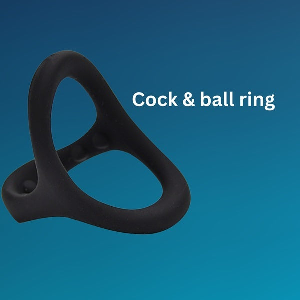 Loving Joy silicone triple cock ring, imported from the UK