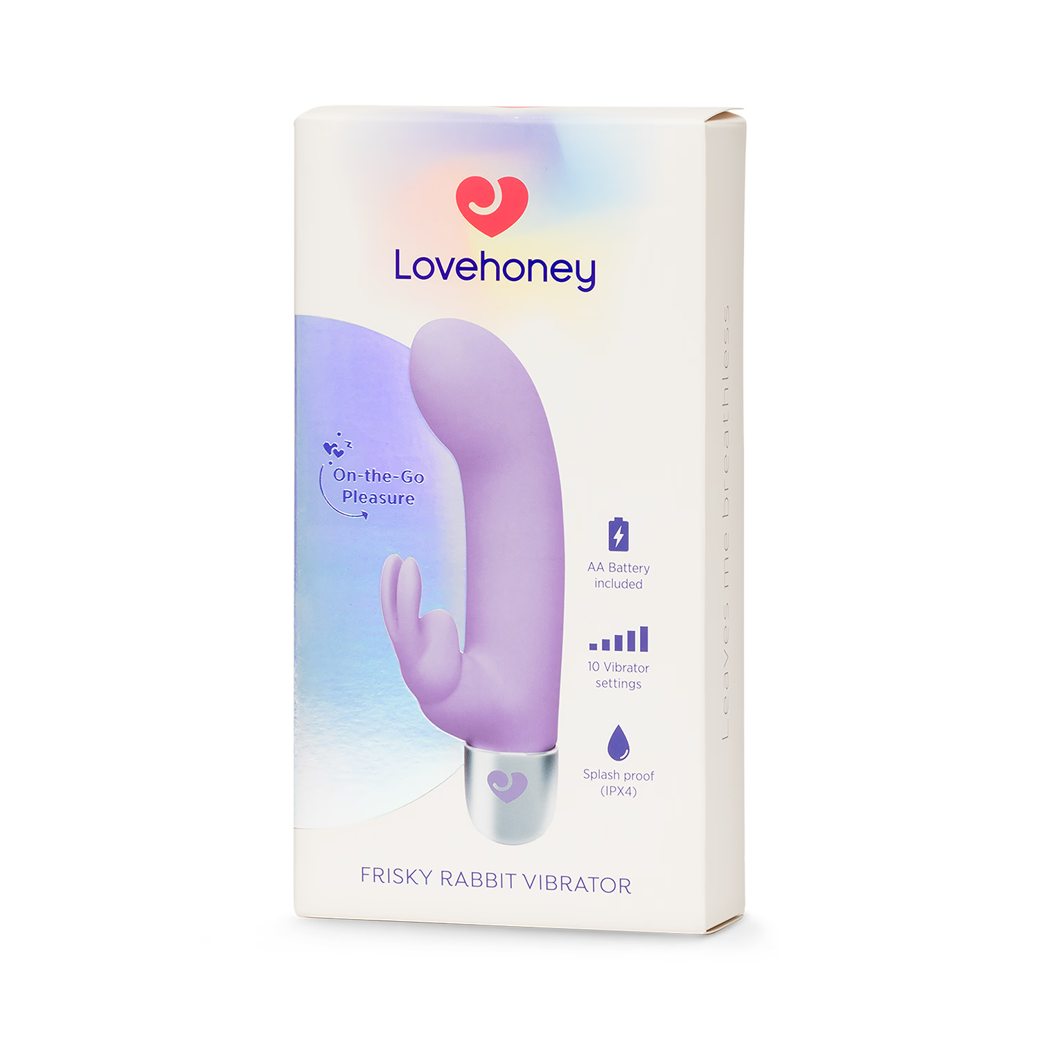 Lovehoney mon ami rabbit vibrator purple silicone, UK version
