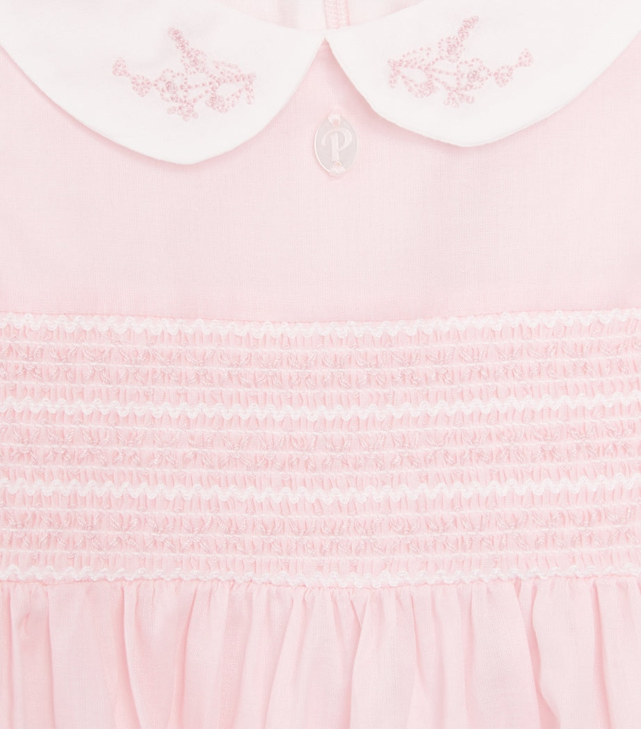 Patachou Cotton Smocked Dress 6 Months - 4 Years, imported from the UK