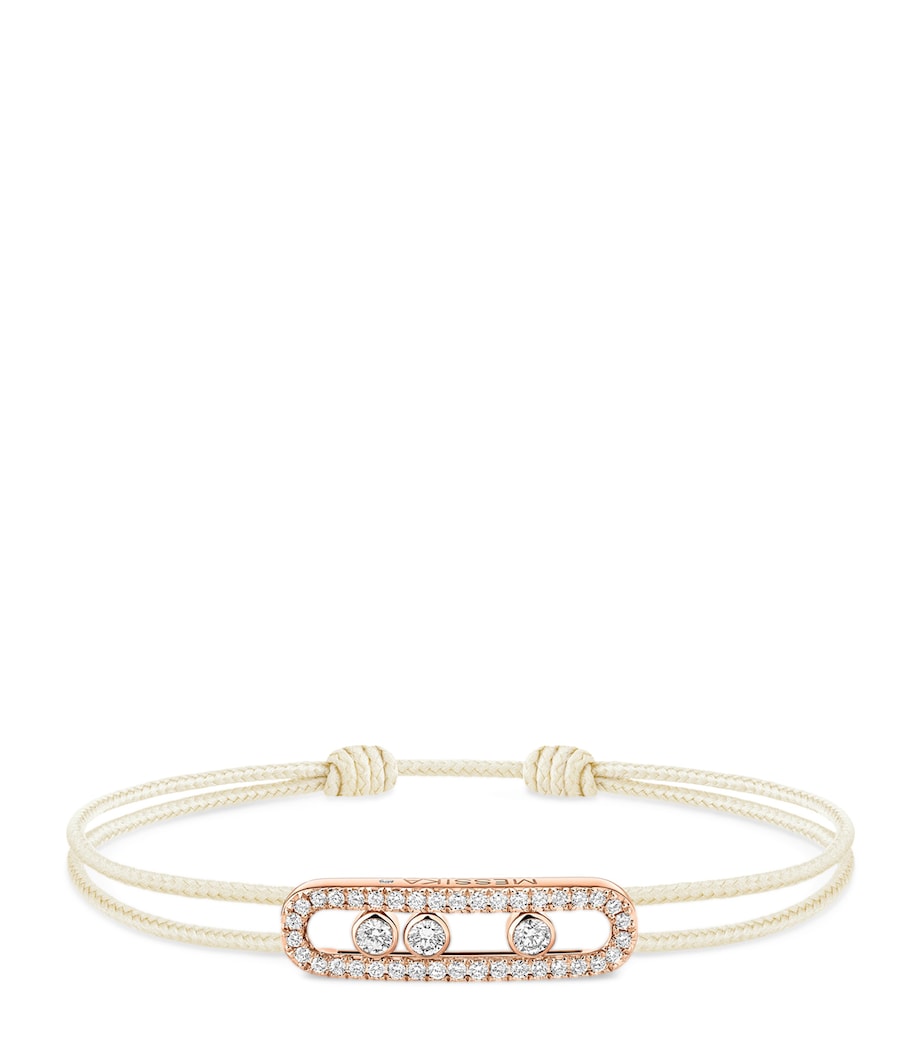 Messika rose gold diamond bracelet 0.26ct, imported from the UK