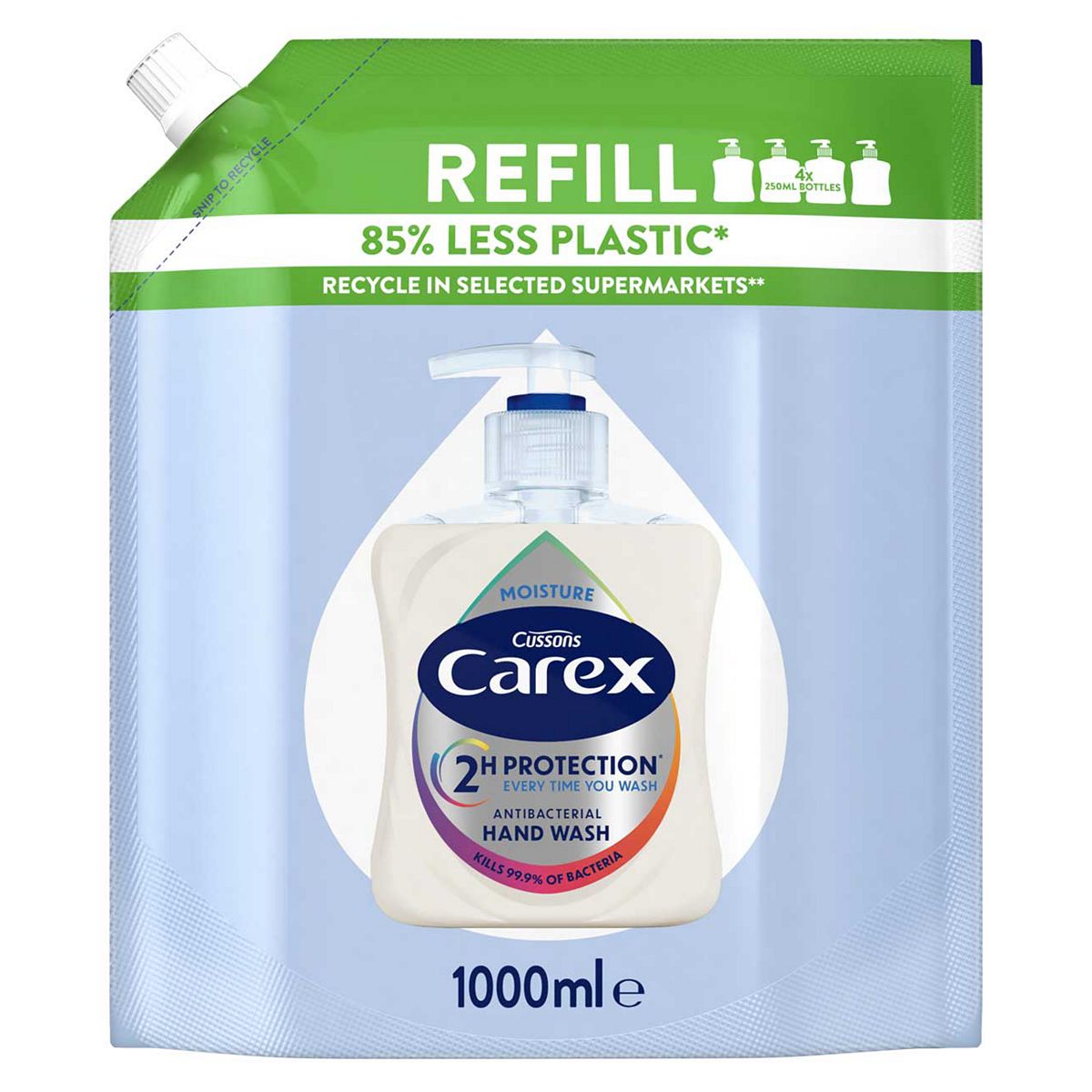 Carex Moisture Handwash Refill 1000ml GOODS Boots   