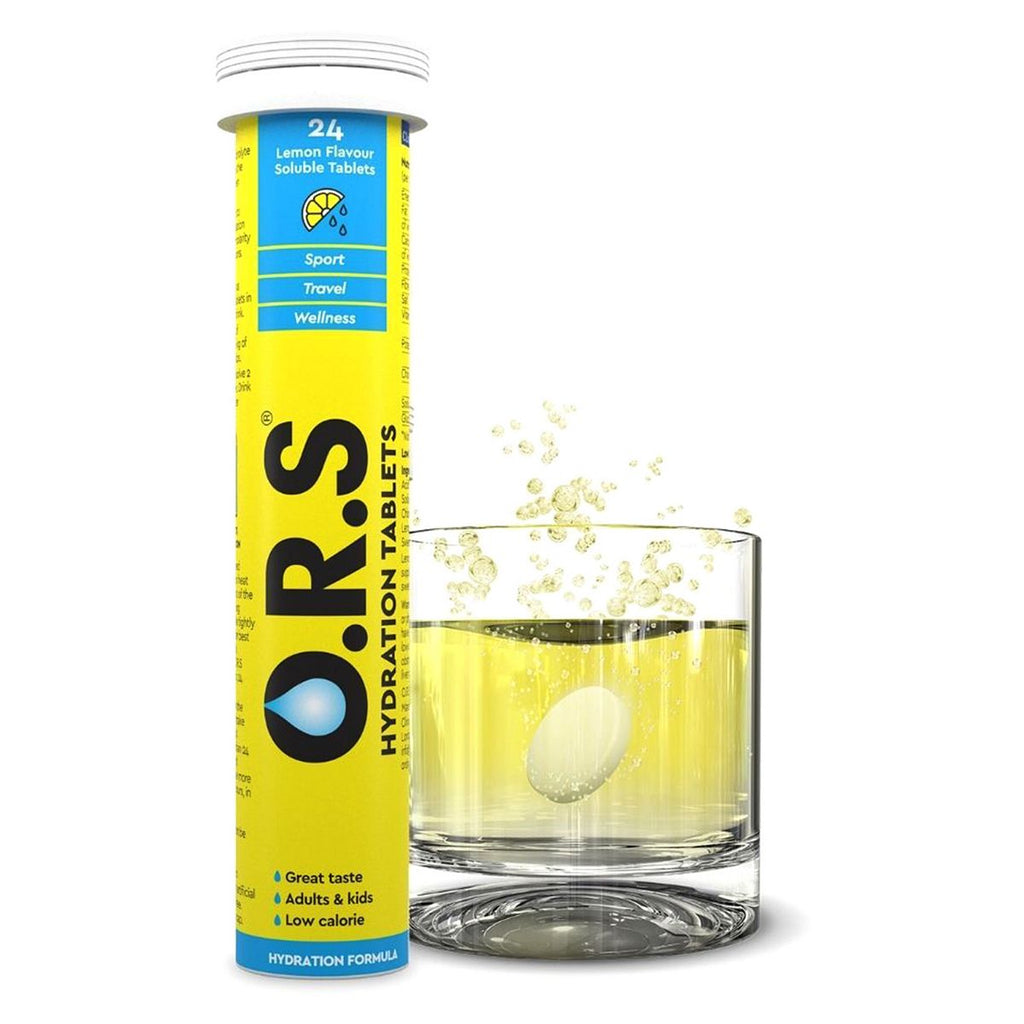 O.R.S. Hydration Tablets Lemon Flavour - 24 Tablets