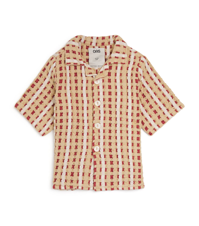OAS Cotton Waffle Weave Shirt 4-12 years, imported from the UK