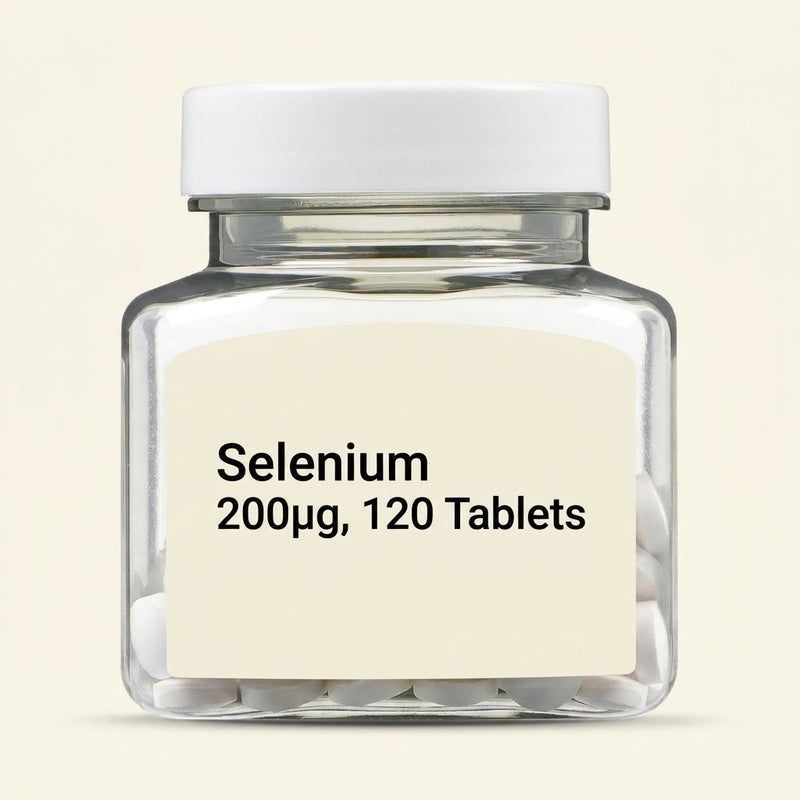 Holland & Barrett selenium 200ug 120 tablets, UK version