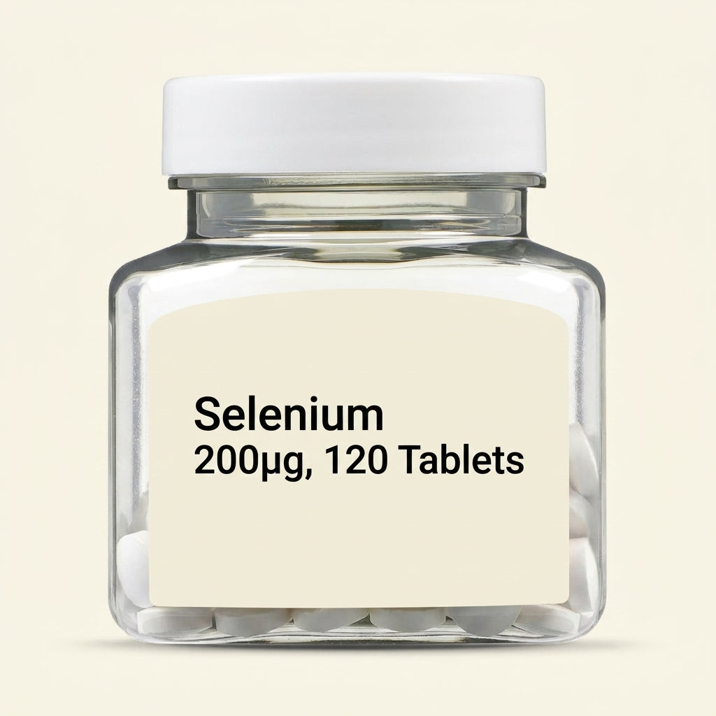 Holland & Barrett selenium 200ug 120 tablets, UK version