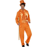Smiffys 90s stupid tuxedo costume orange, imported from the UK