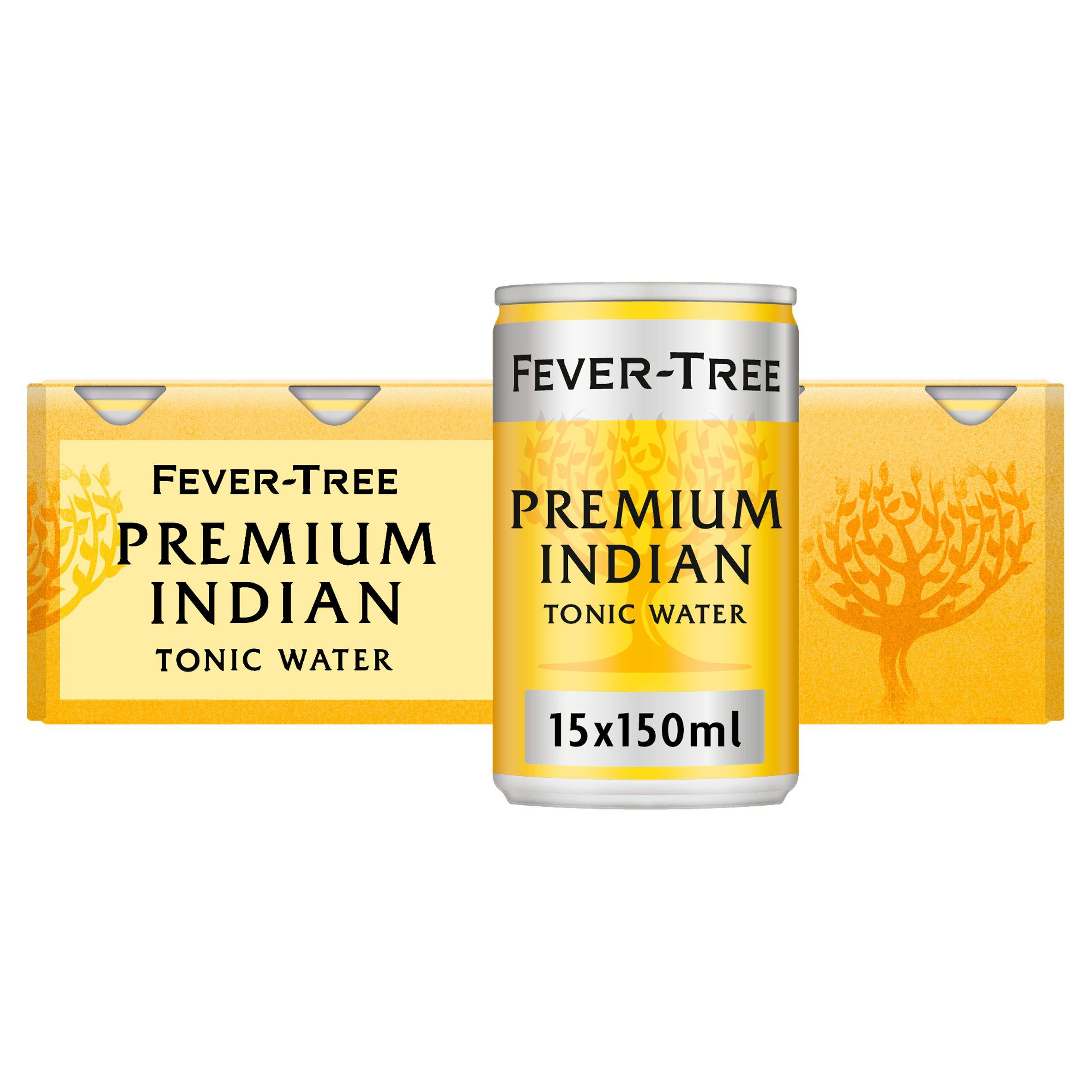 Fever Tree Premium Indian Tonic Water 15x150ml GOODS Sainsburys   