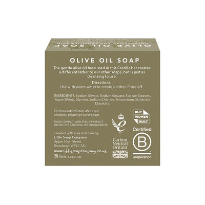 Little Soap Company Olivenolje Uparfymert Mini Reis Såpestykke 50g
