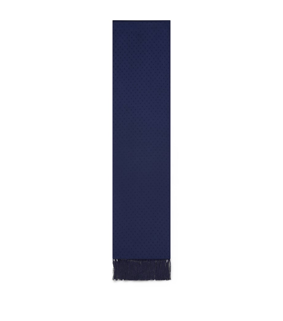 TOM FORD silk polka-dot scarf - British product