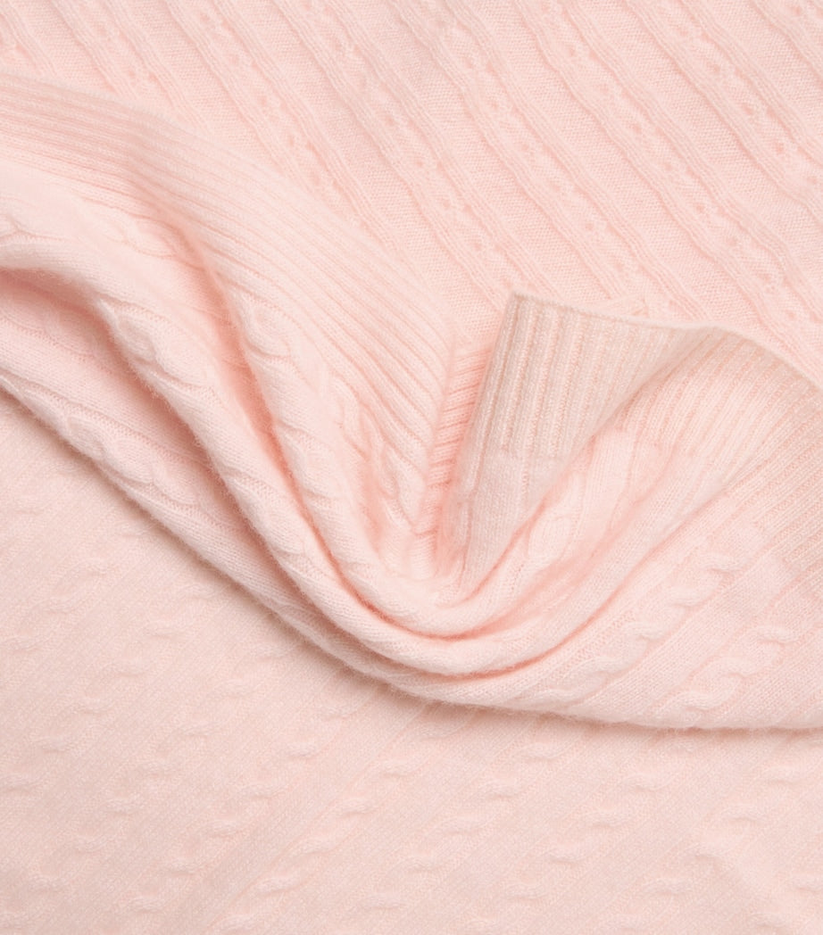 Purebaby cable-knit blanket 100cm x 100cm, UK version
