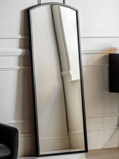 Next Gallery Home Black Ashford Antique Arch Full Length Mirror 150cm- Buy online at McGrocer