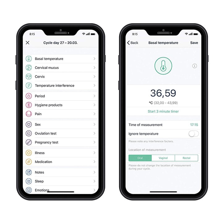 Beurer Ovulation Thermometer and App OT20