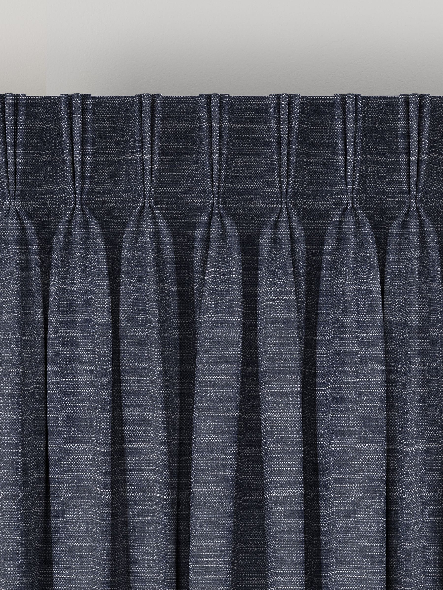 ستائر Voyage Maison Jasper indigo blue مصممة حسب الطلب، مستوردة من المملكة المتحدة
