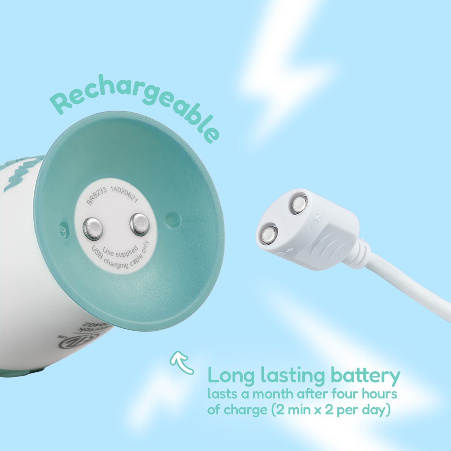 WildOnes Koala kids rechargeable toothbrush (British brand)