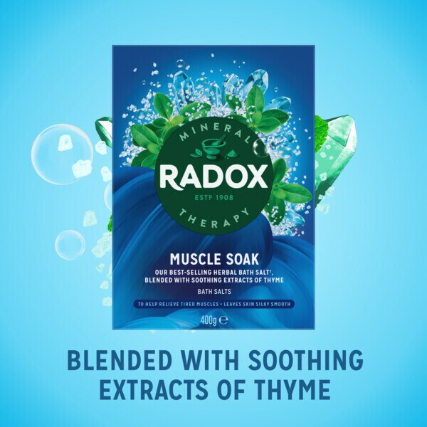 Radox Mineral Therapy Bath Salts Muscle Soak 400g