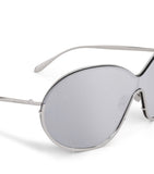 Alaïa metal butterfly sunglasses oversized rounded frames (British brand)