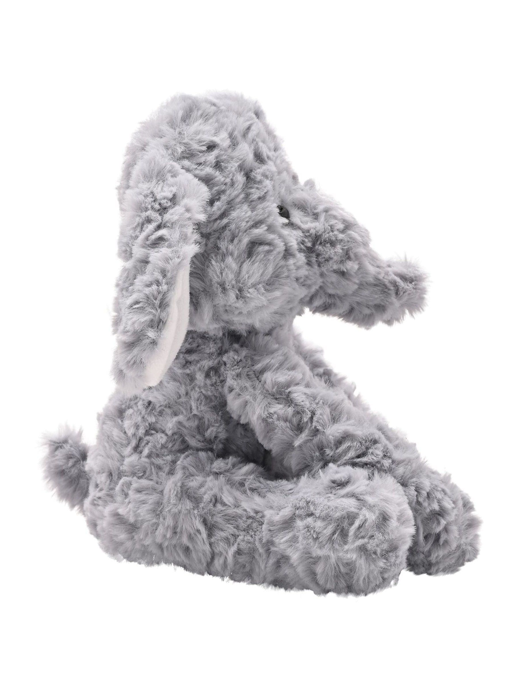 Widdop plush sitting grey elephant toy 26cm - British product
