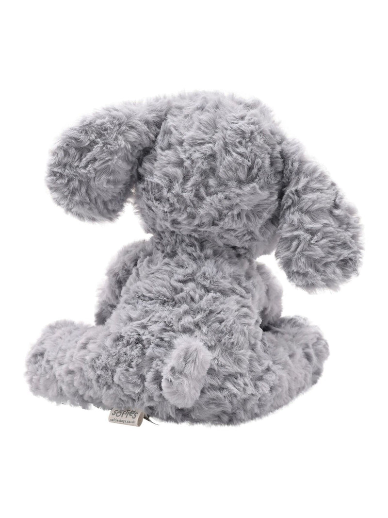 Widdop plush sitting grey elephant toy 26cm - British product