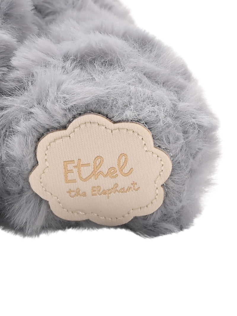 Widdop plush sitting grey elephant toy 26cm - British product