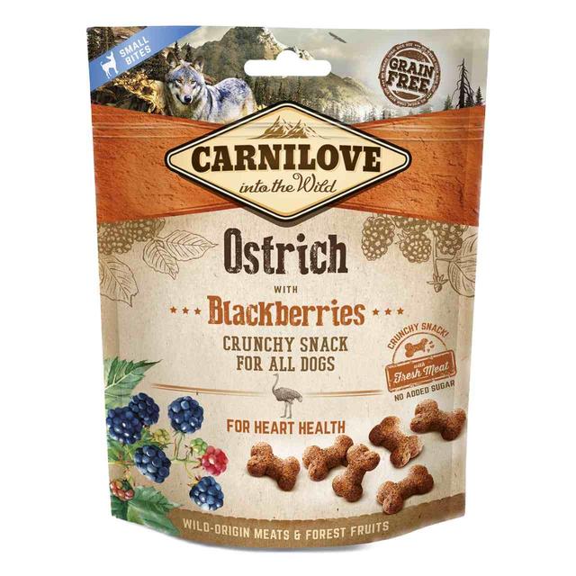 Carnilove Ostrich with Blackberries Crunchy Dog Treats   200g GOODS M&S   