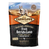 Carnilove Fresh Ostrich & Lamb Small Breed Adult Dog Food   1.5kg GOODS M&S   