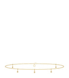 Boucheron Serpent Bohème ankle bracelet yellow gold diamonds, imported from the UK