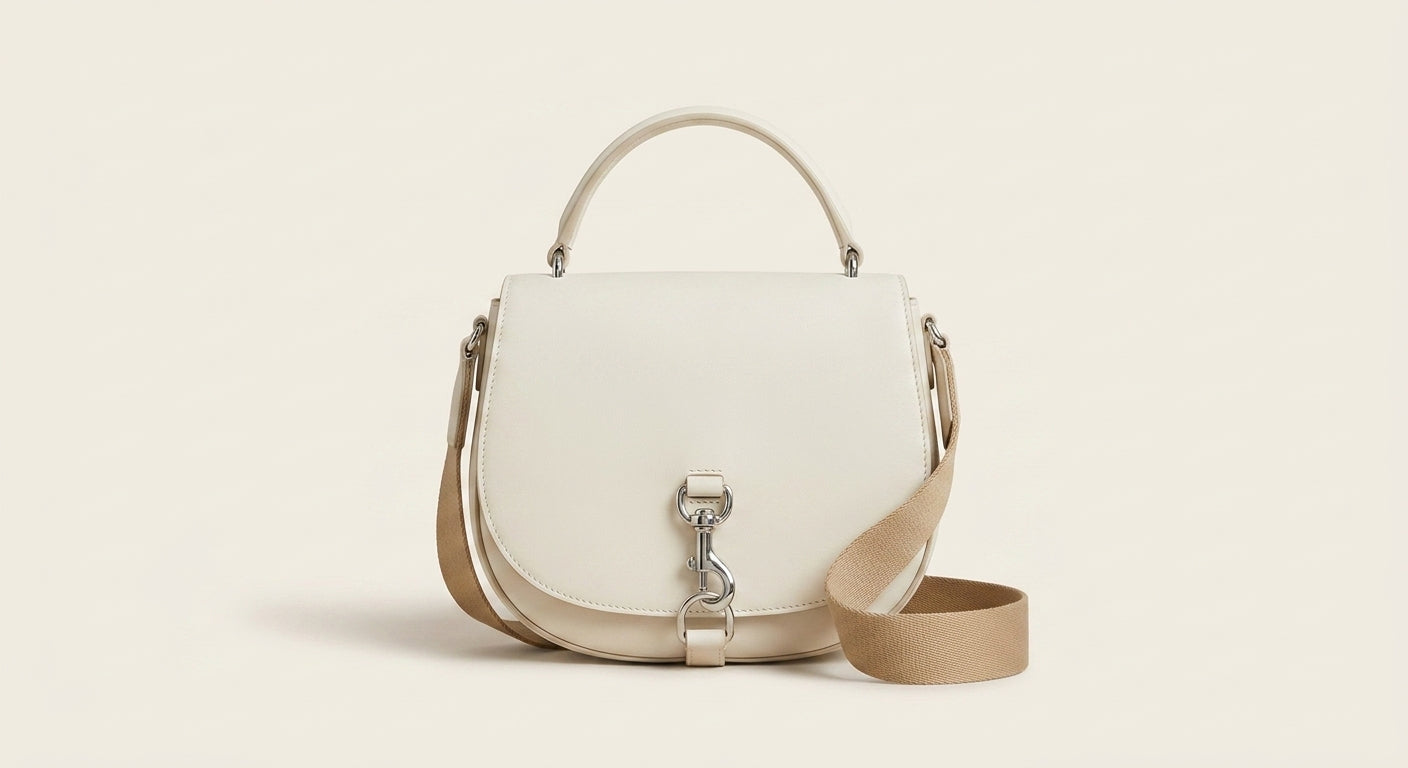 Burberry small B Clip messenger bag calf leather (British brand)