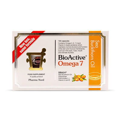 Holland & Barrett Pharma Nord Omega 7 Sea Buckthorn Oil Supplement 150 Capsules- Buy online at McGrocer