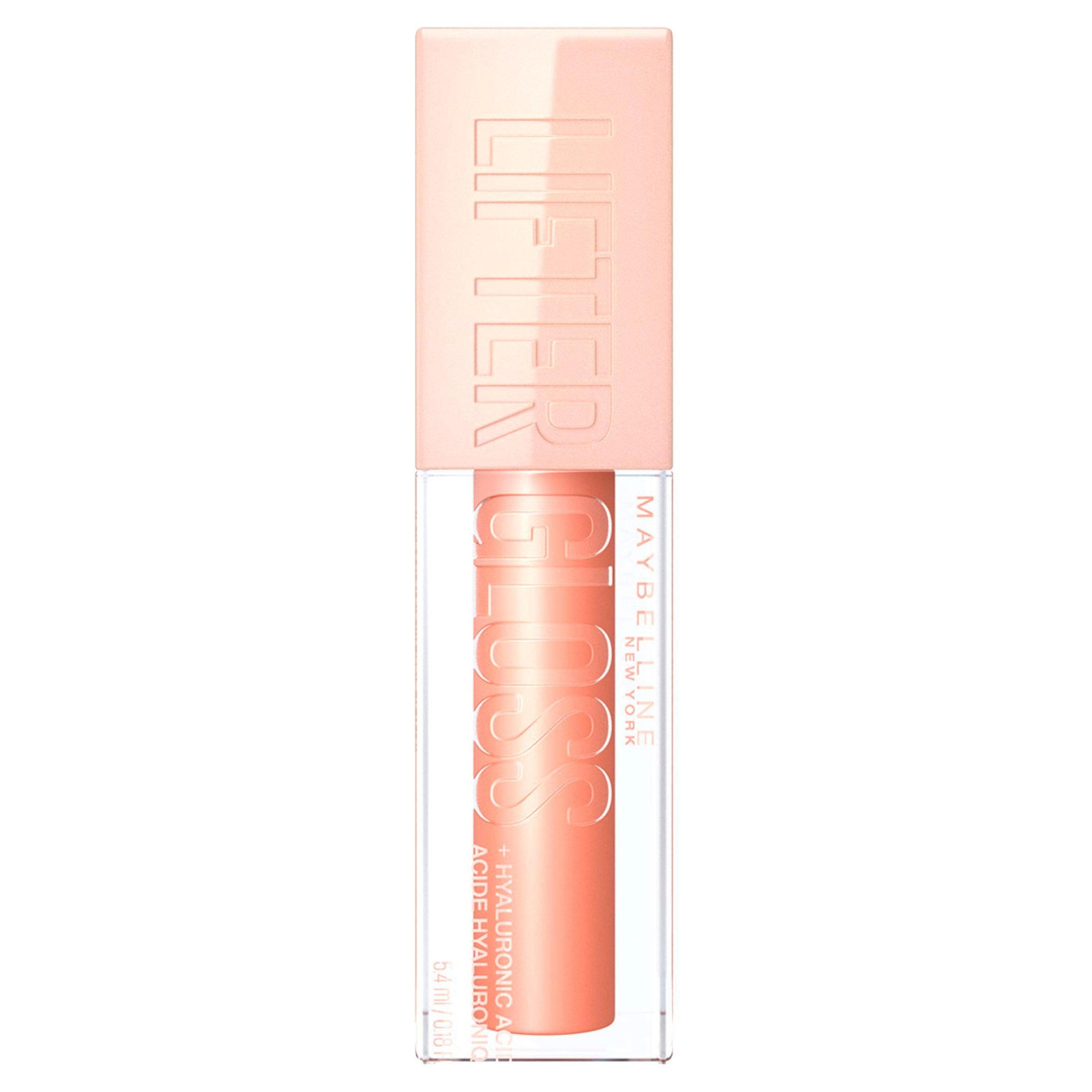 Maybelline Lifter Gloss Plumping Hydrating Lip Gloss Hyaluronic Acid 007 Amber All Sainsburys   