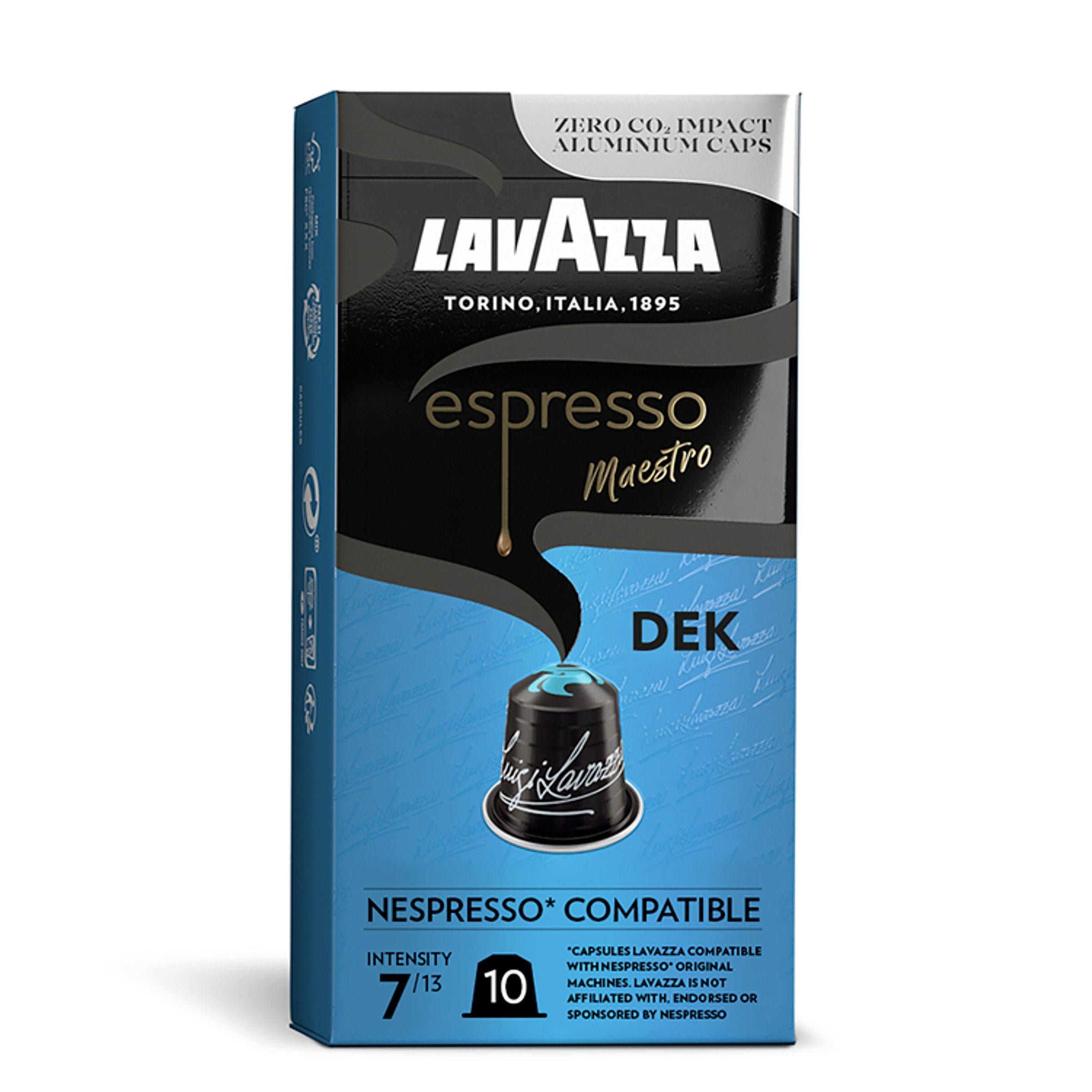 Lavazza Espresso Maestro Decaffeinated Medium Roasting Capsules x10 58g GOODS Sainsburys   