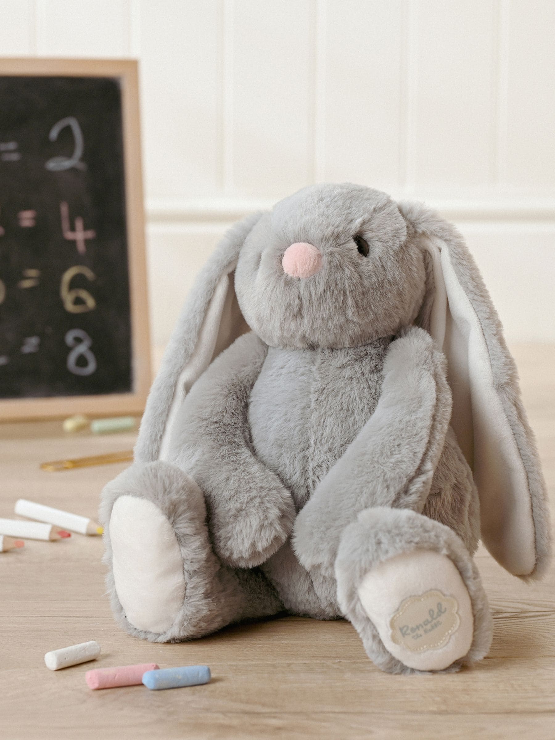 Widdop plush bunny Ronald grey 35cm - British product