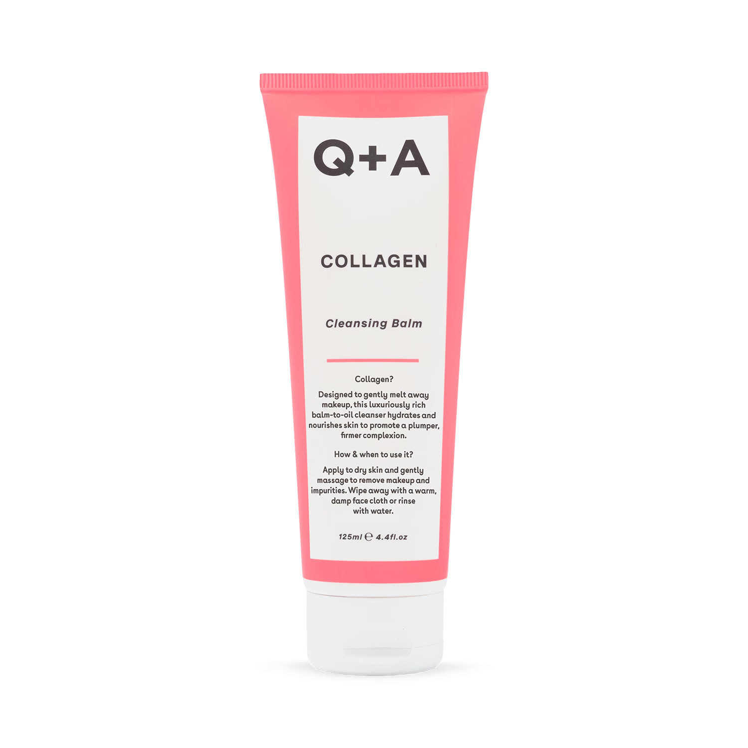 Q+A Collagen Cleansing Balm 125ml, UK version