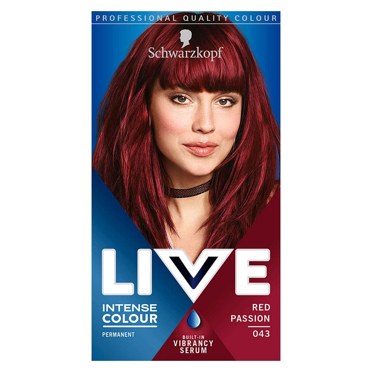 Schwarzkopf LIVE Red Passion 043 Permanent Hair Dye GOODS Boots   