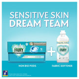 Fairy Non Bio Pods Washing Liquid Capsules For Sensitive Skin 2 x 54 Wash   2 x 54 per pack