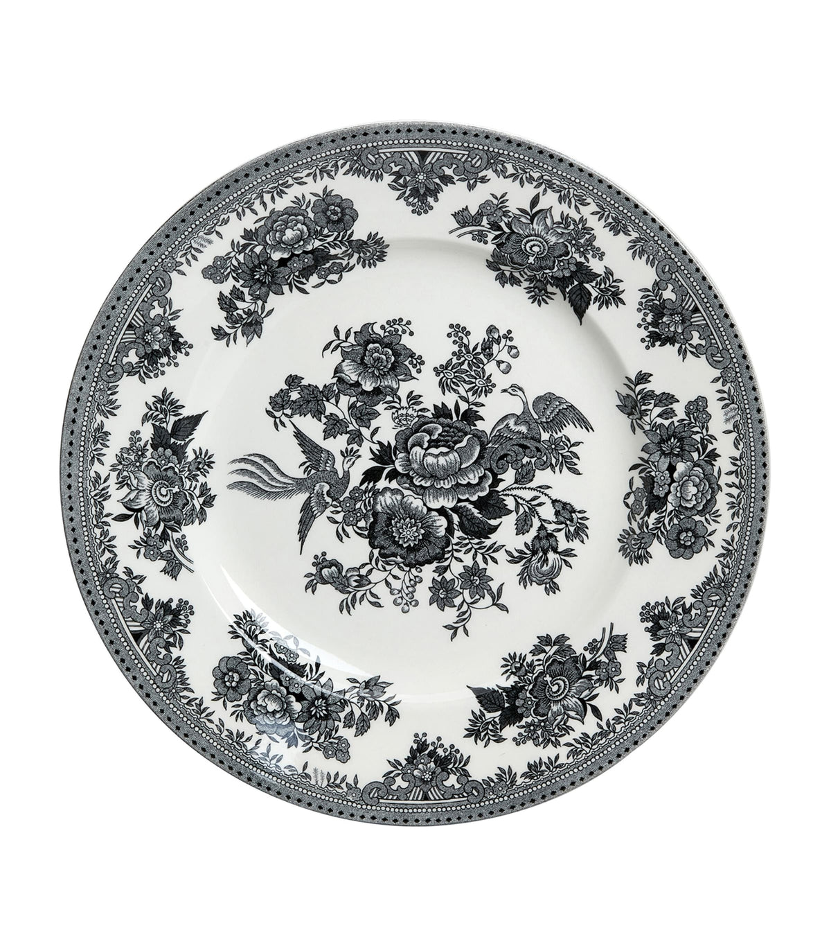 Burleigh Asiatic Pheasants plates set of four, 25cm diameter - British product