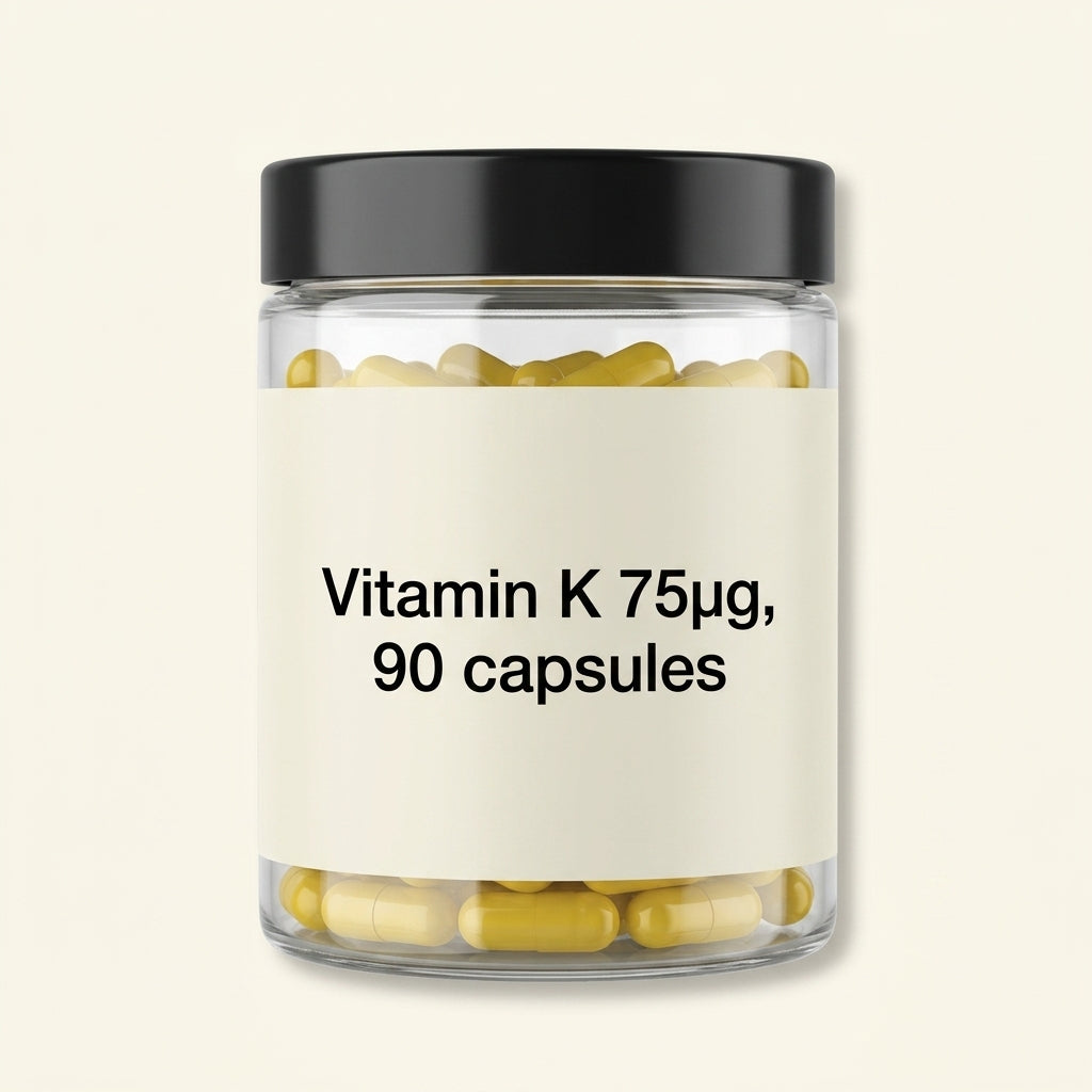 Holland & Barrett Vitamin K2 75ug capsules 90 count, UK version
