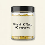 Holland & Barrett Vitamin K2 75ug capsules 90 count, UK version